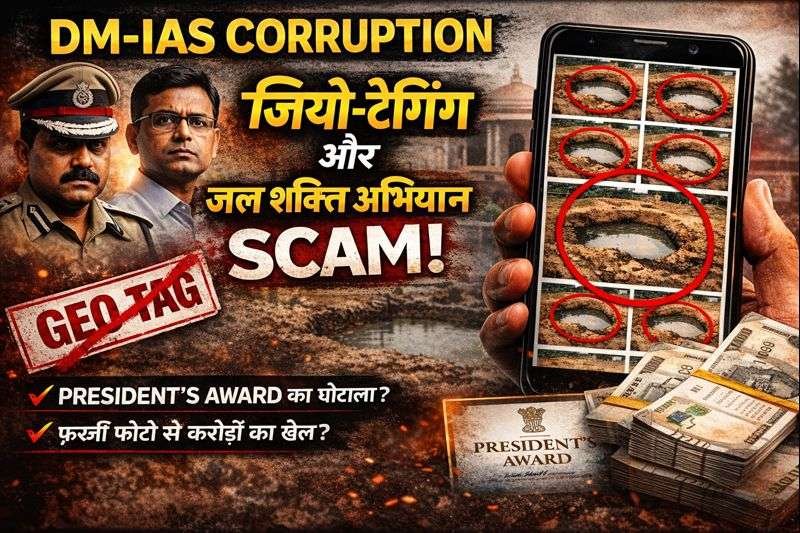 geo tagging scam and jal sakti abhiyan scam
