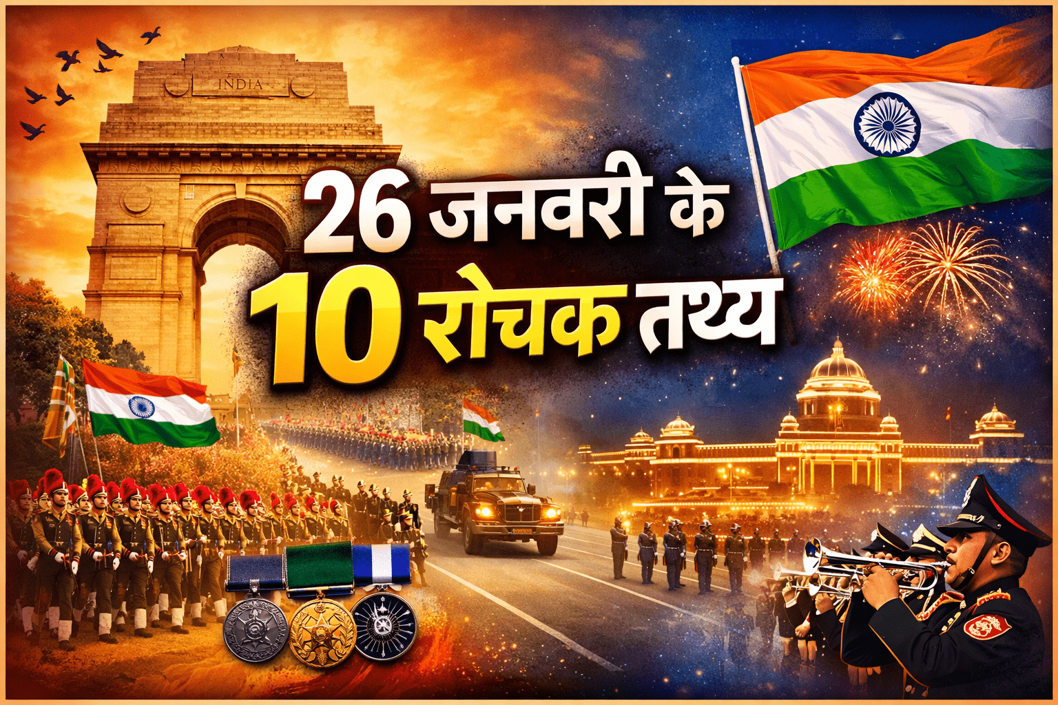 26 January interesting facts-Top 10 Interesting Facts about Republic Day-