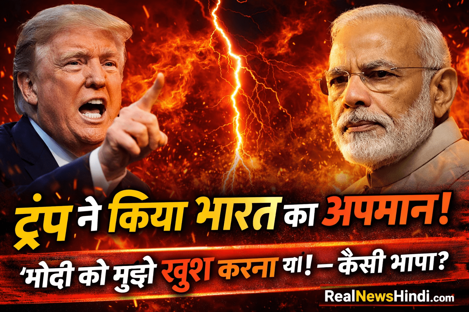 Donald Trump insult India-अमेरिका भारत के प्रधानमंत्री का अपमान कर रहा है? 2026