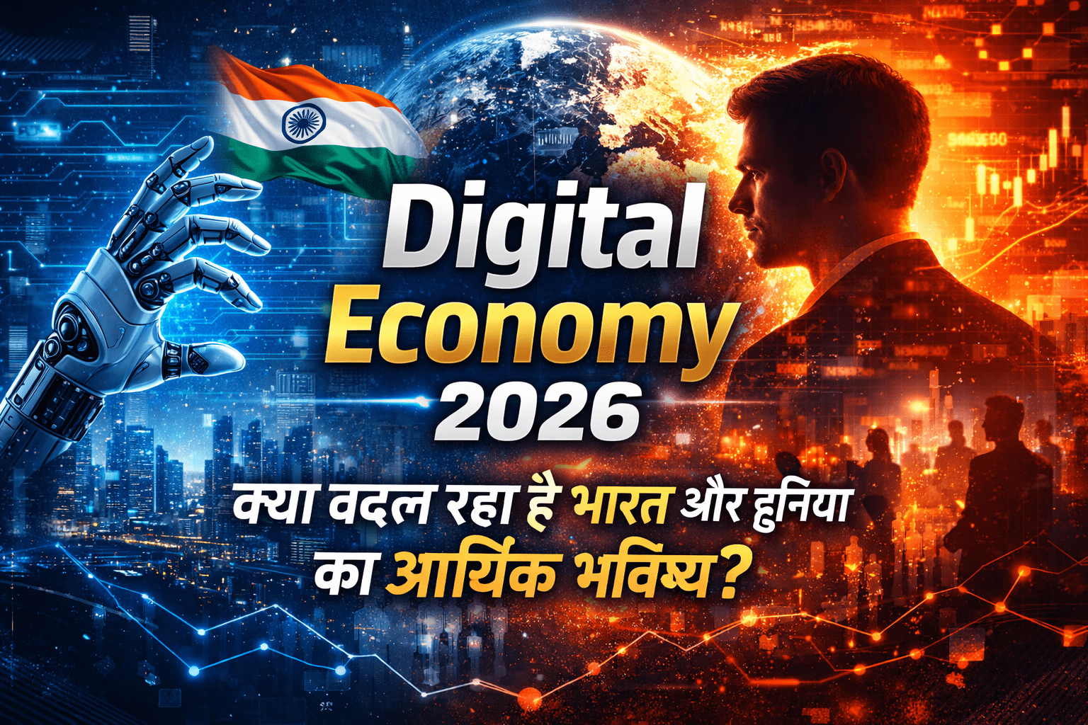 Digital Economy 2026: क्या बदल रहा है भारत और दुनिया का आर्थिक भविष्य? AI, Jobs और Privacy पर बड़ा असर