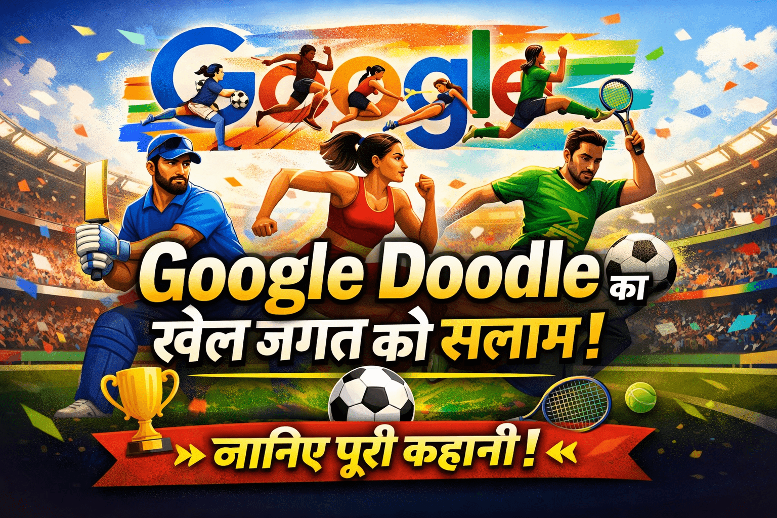 Google Doodle आज क्यों है? विंटर स्पोर्ट्स और डूडल का पूरा मतलब आसान भाषा में 2026